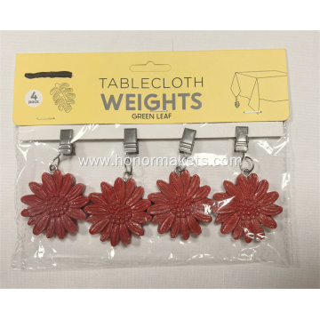 Easter Flower Tablecloth Clip